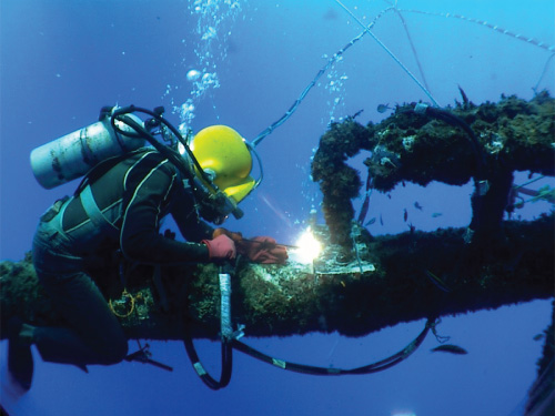 Underwater Burning / Welding, Anode Installation & Removal Underwater Burning / Welding, Anode Installation & Removal